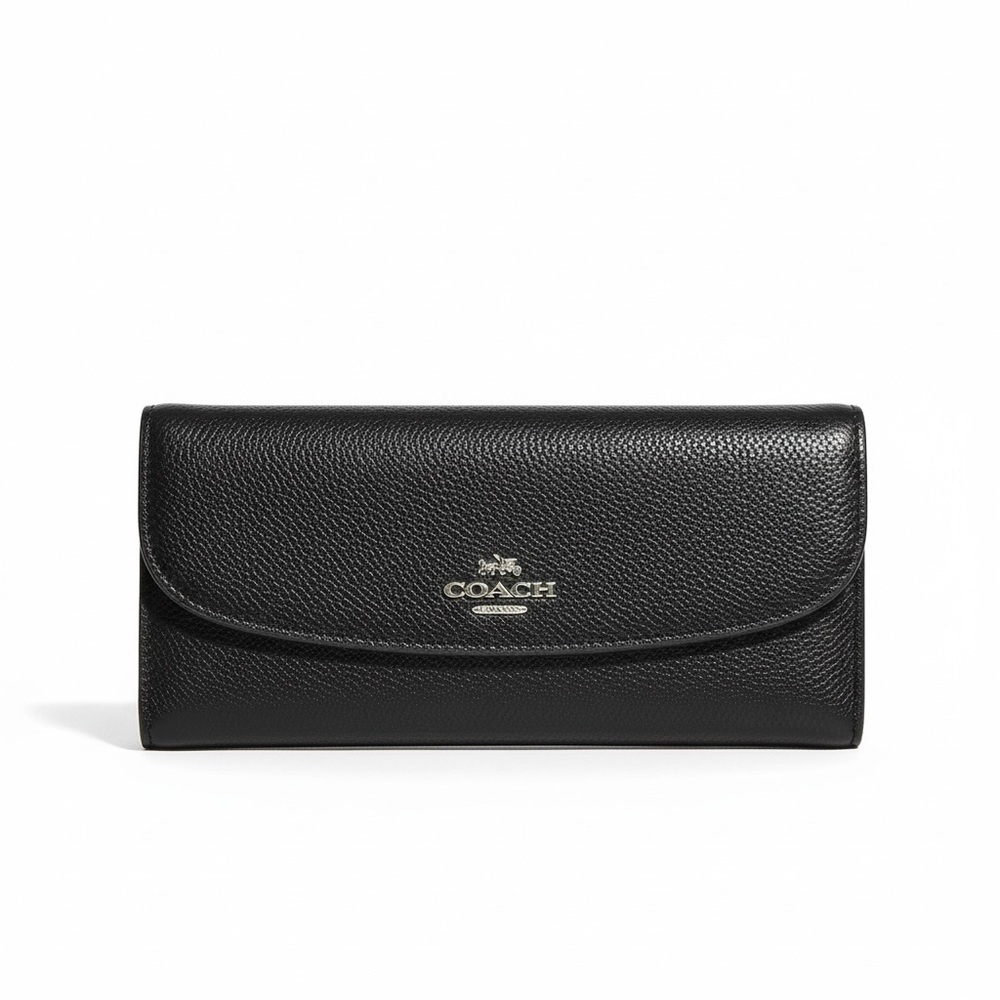 Coach Black Leather Wallet